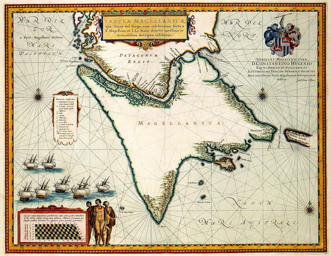 Tabula Magellanica — Willem Janszoon Blaeu, 1635.